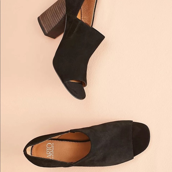 Sarto by Franco Sarto Anthropologie Black Ellison Shooties Shoe Booties NEW NWT - Picture 5 of 8